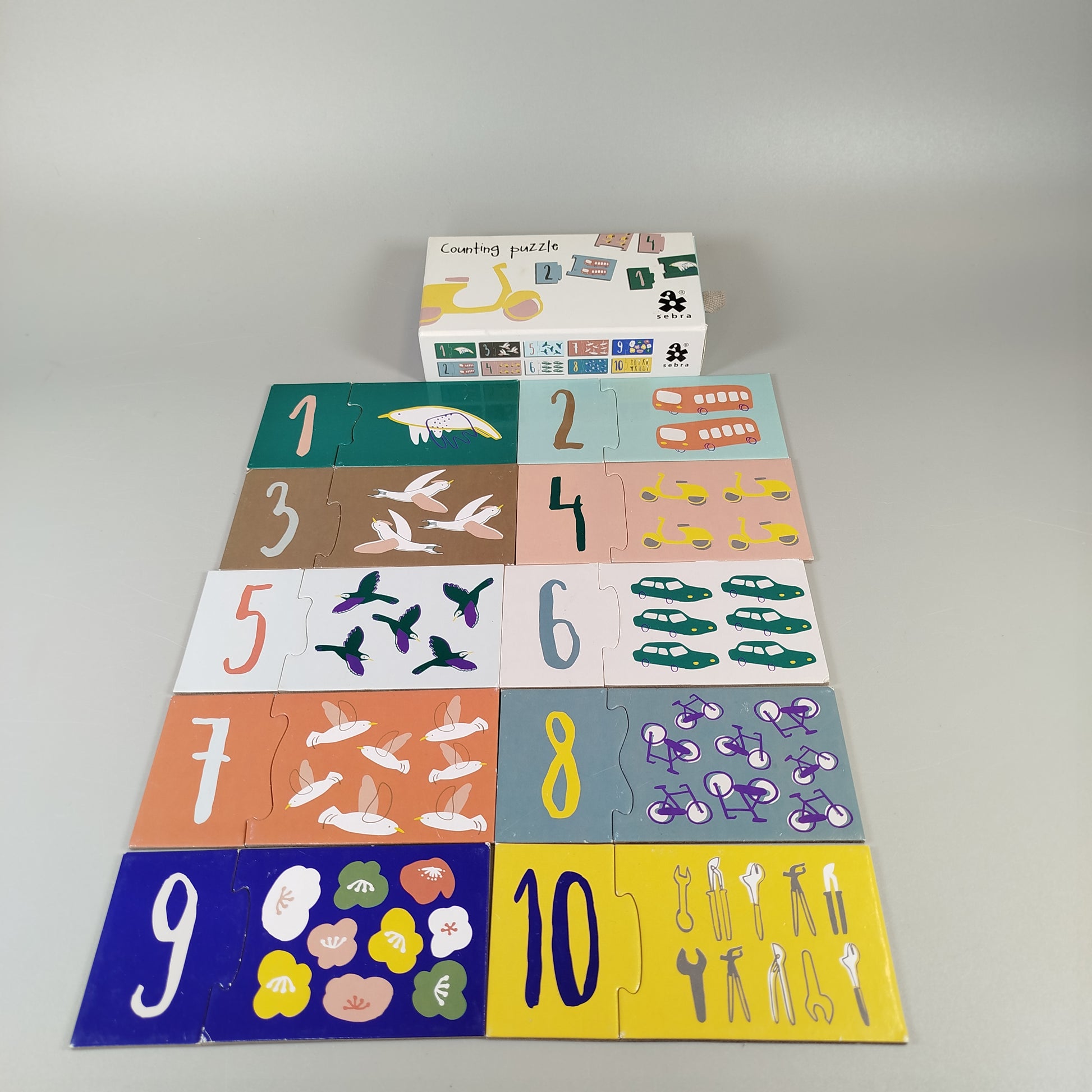 Lernspielzeug-Set - Angelspiel & Puzzle