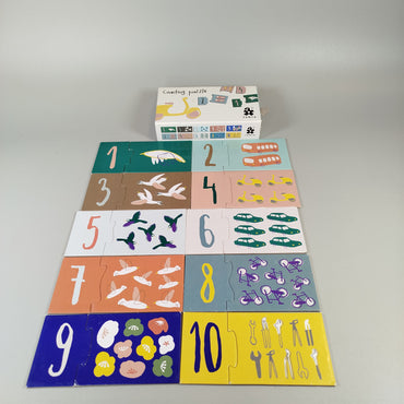 Lernspielzeug-Set - Angelspiel, Puzzle & Kartenspiel, neu