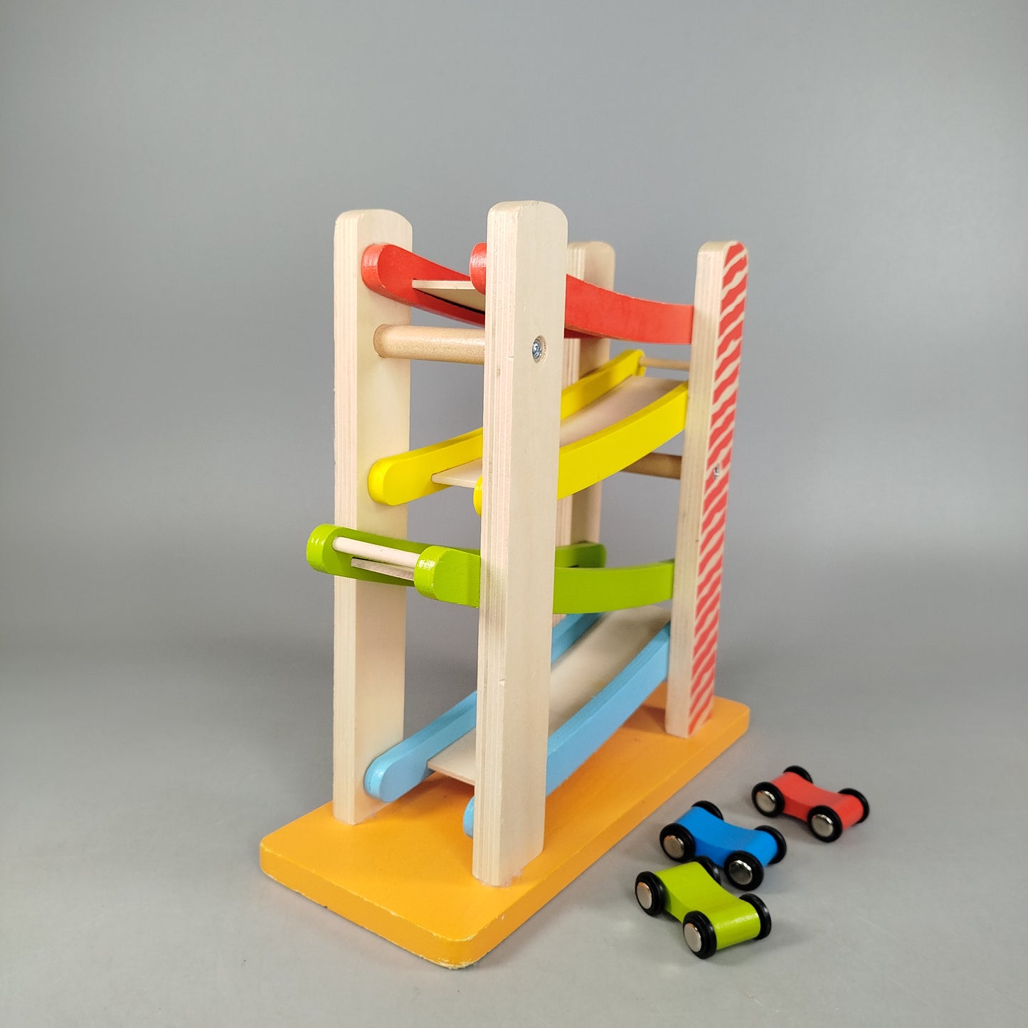 Eichhorn Holz-Rennbahn 🚗💥, gebraucht, ab 3 4 5 Jahre | ✅ geprüft