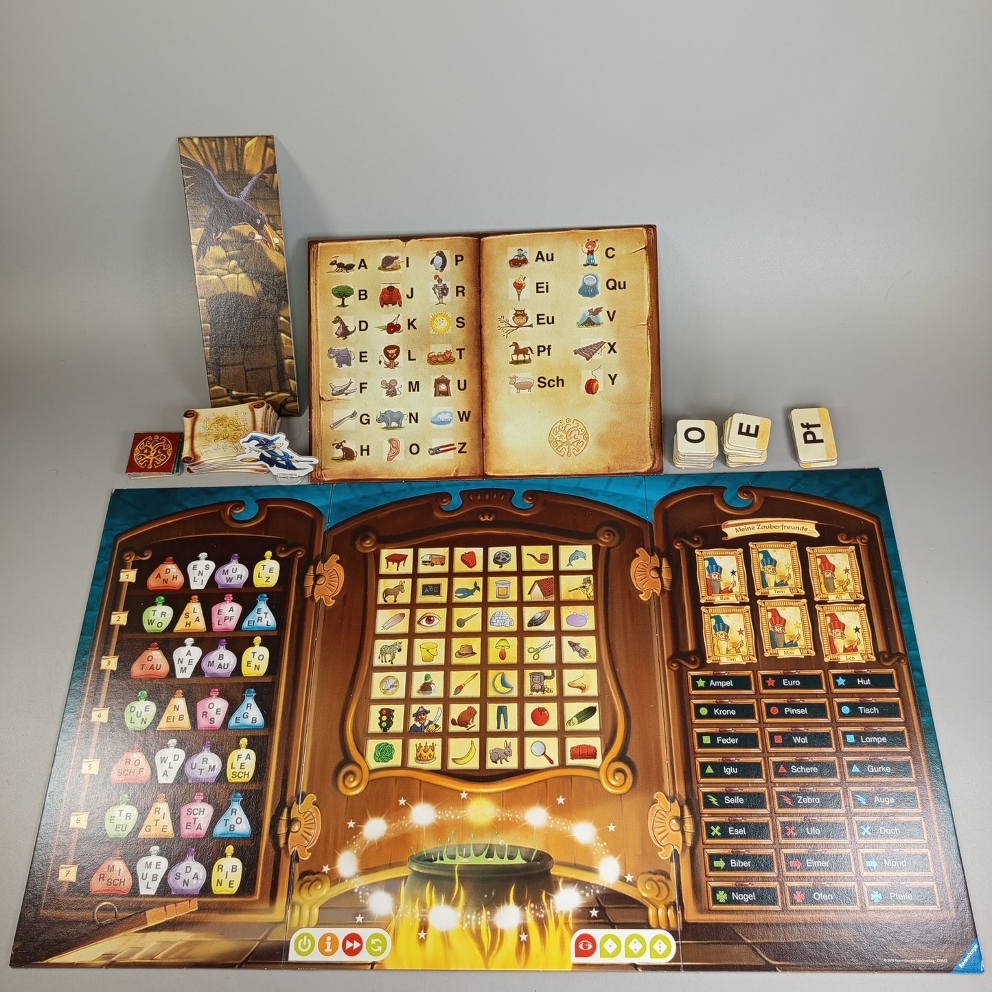 Ravensburger Tiptoi Lernspiel – Magors Lesezauber Brettspiel