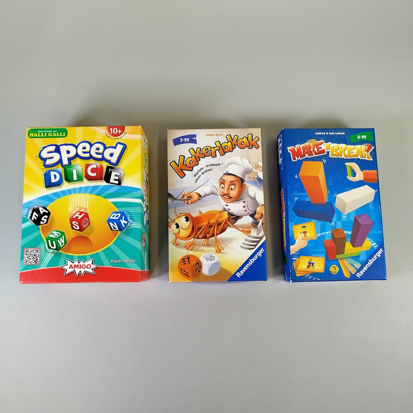 Mini-Gesellschaftsspiele - Set von 3