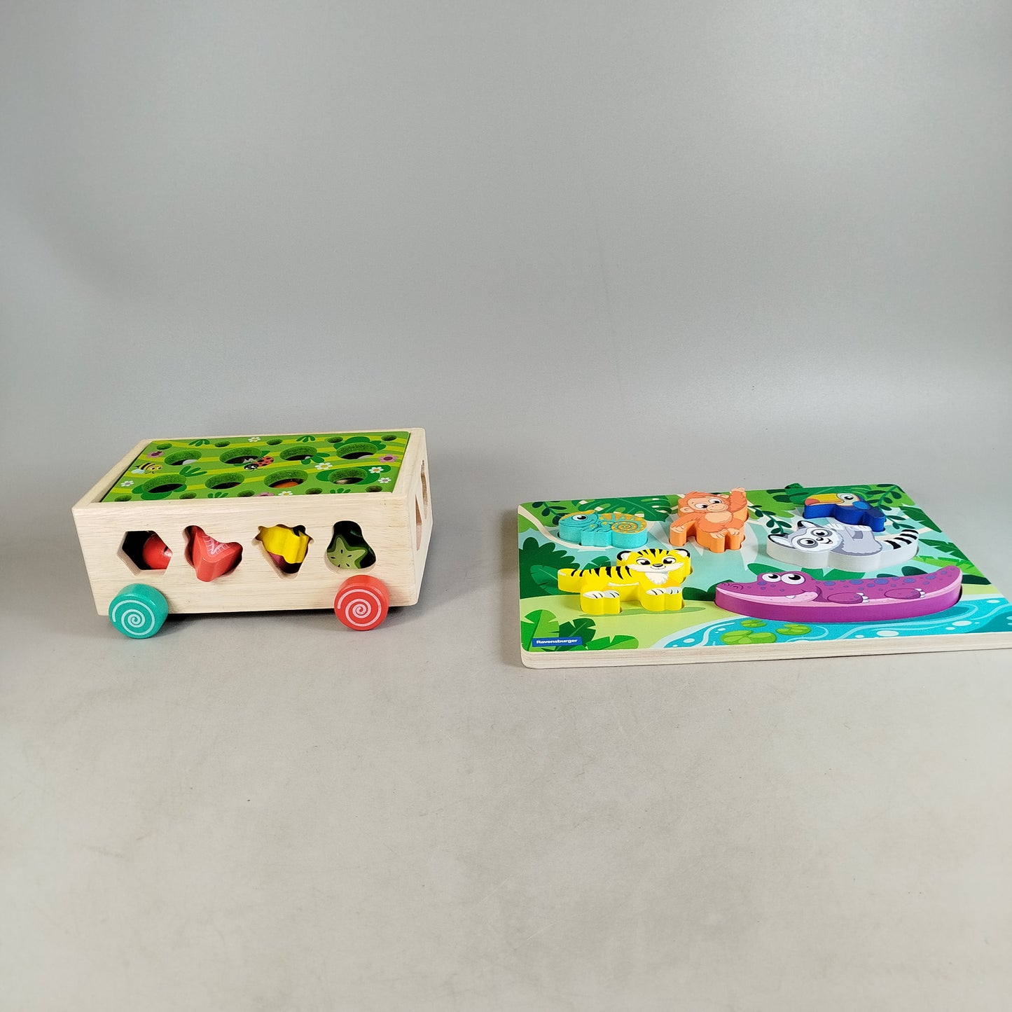 Ravensburger Bundle Dschungel Set von 2 Sortierbox & Puzzle