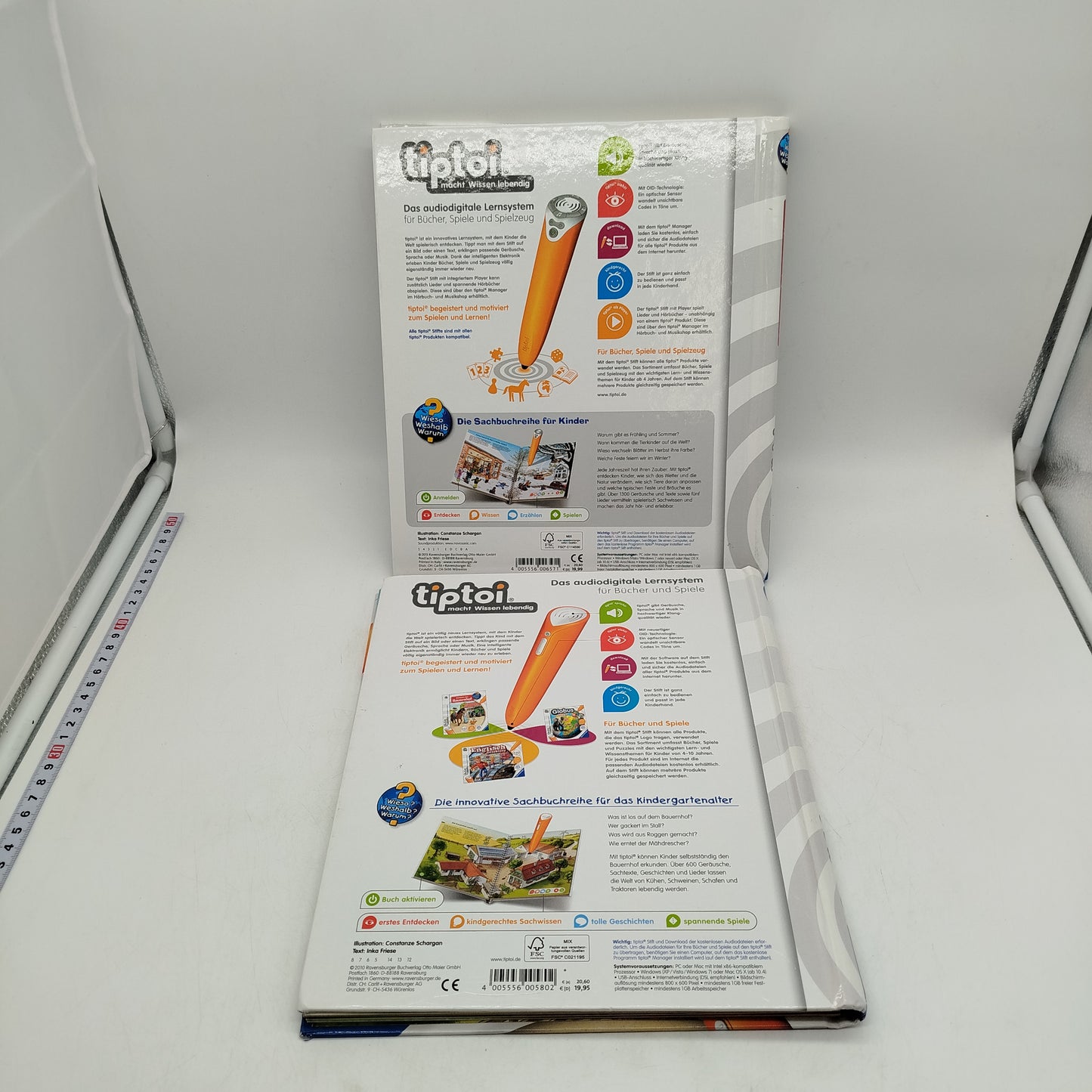 Ravensburger Bundle Tiptoi 2x Bauernhof & Jahreszeiten Bücher, ab 3 Jahre