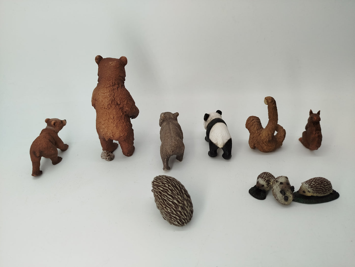 Schleich Tierfiguren Set von 8 – Braunbären, Panda & mehr