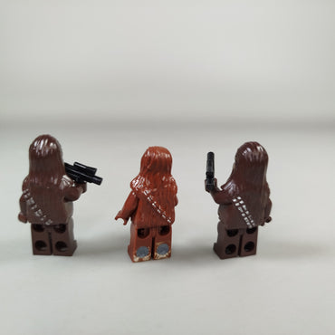 LEGO Star Wars Minifiguren Chewbacca - Set von 3, wie neu