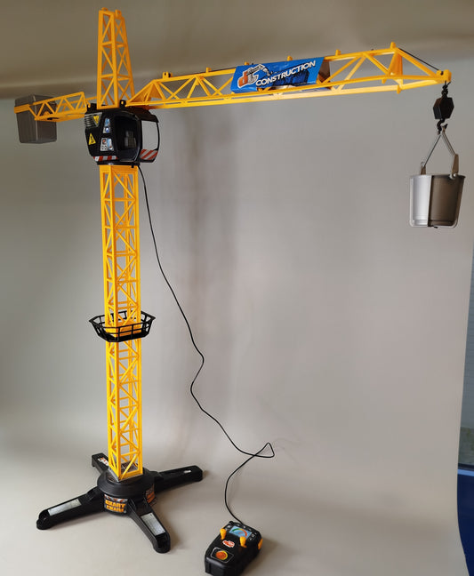 Dickie Toys Giant Crane 🚧🟠 Kran, gebraucht, ab 3 4 5 Jahre | ✅ geprüft