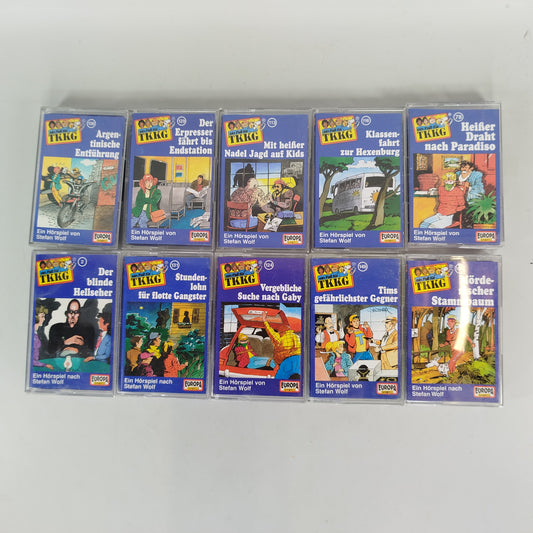 Europa TKKG Hörspiel-Kassetten-Sammlung (10 Titel)