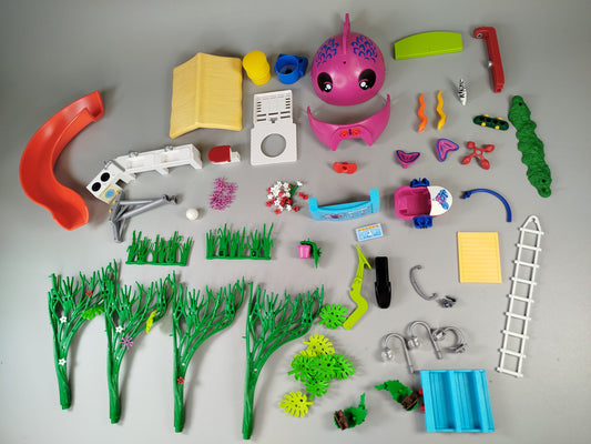 Playmobil Konvolut ca. 1,9 kg – Schwimmbad, Figuren, Zubehör