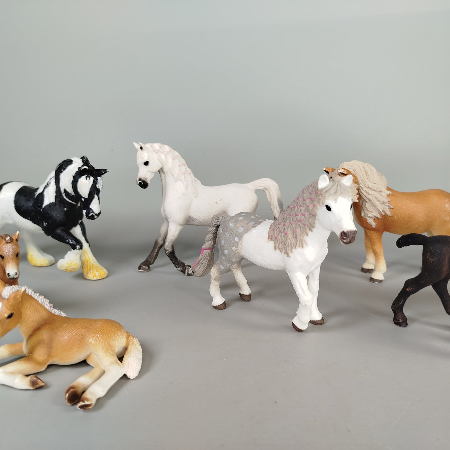 Schleich Pferde - Set von 9 Figuren, sehr gut