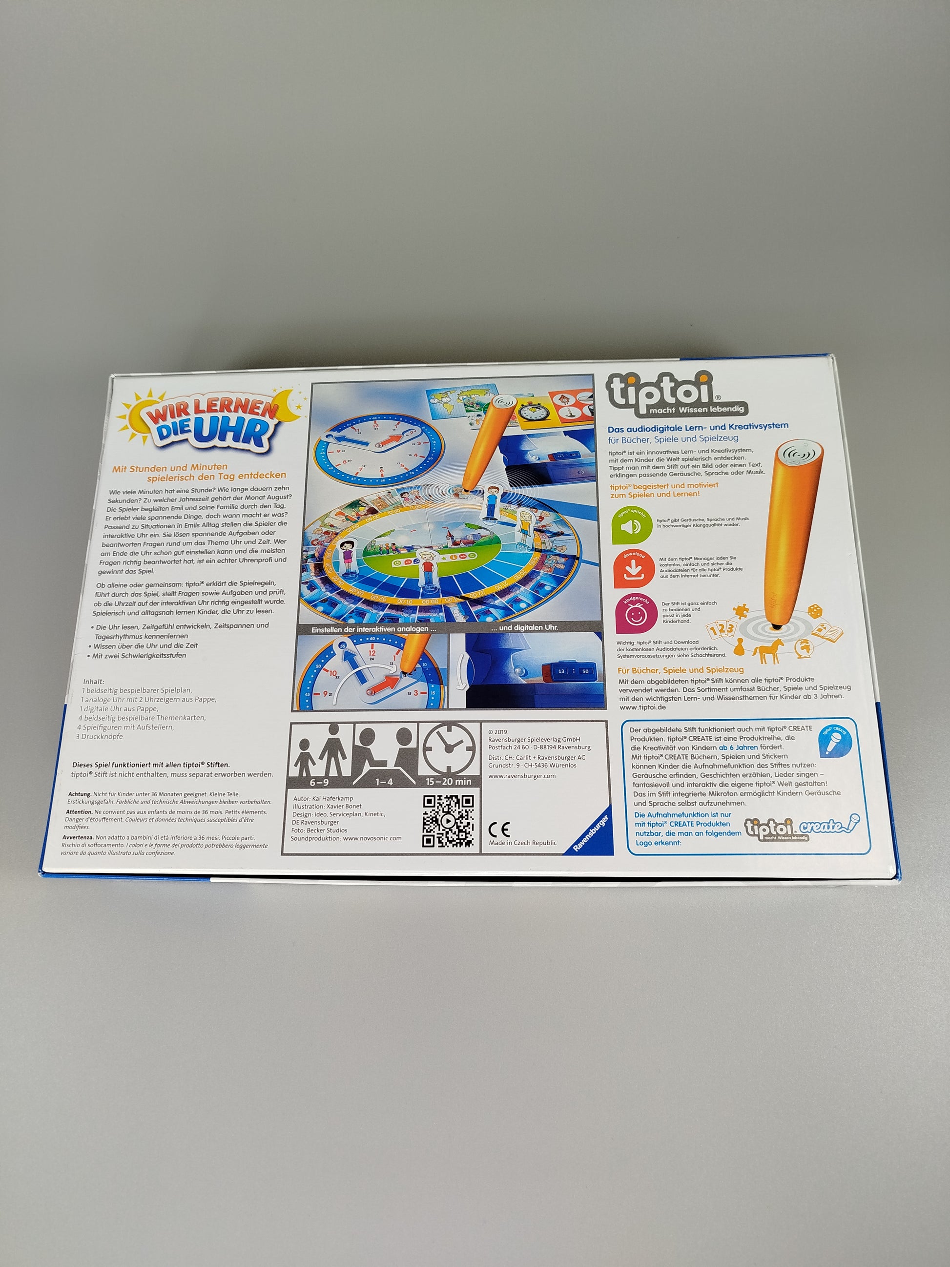 Ravensburger Tiptoi - Wir lernen die Uhr