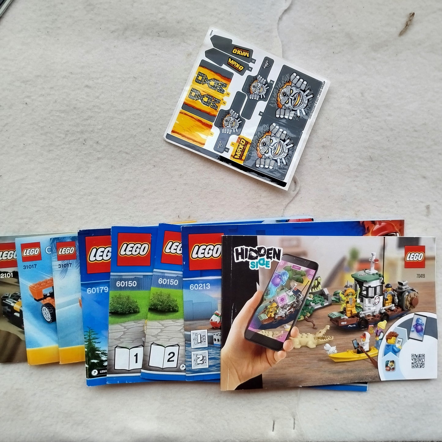 LEGO 4Kg - Konvolut - gemischte Bauanleitungen