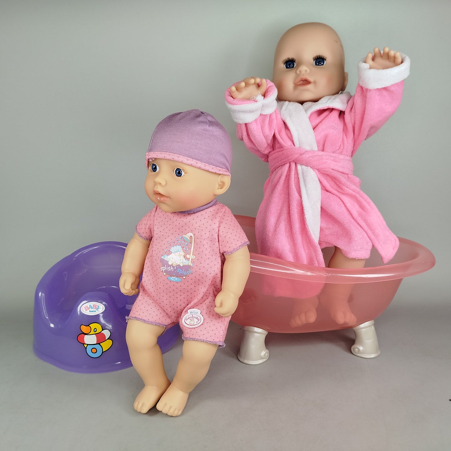 BABY born Bundle 2x Babypuppen mit Wanne&Töpfchen ab 3 4 5 Jahre | ✅ geprüft