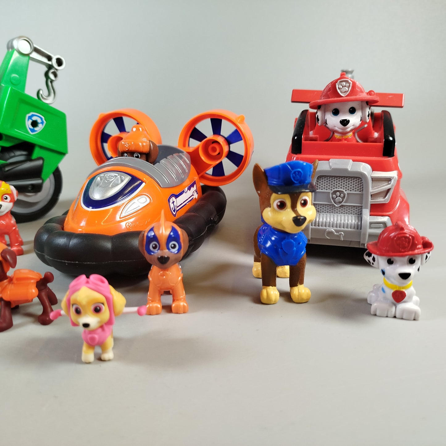 PAW Patrol Figuren & Fahrzeuge Set von 14, gebraucht