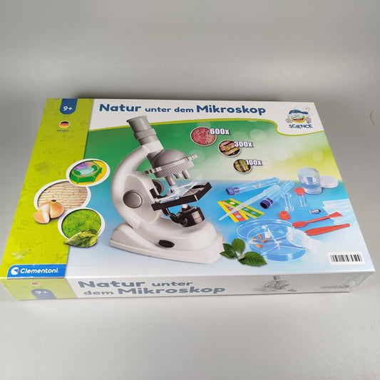 Clementoni Natur unter dem Mikroskop Lernspiel Set, OVP, neu