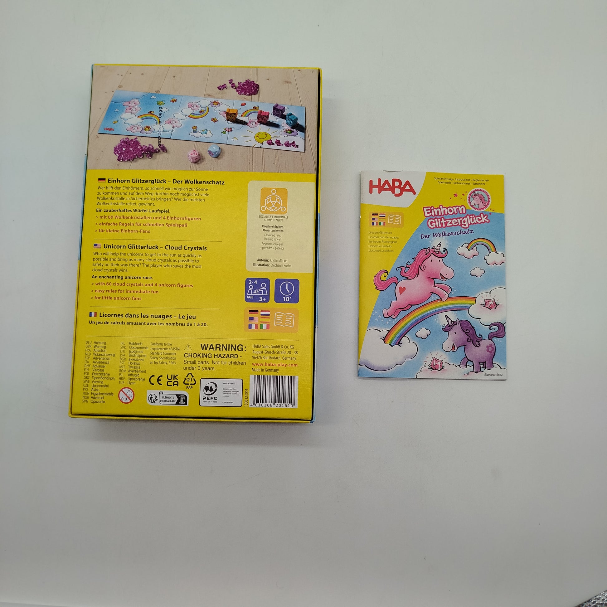 HABA Brettspiel – Einhorn Glitzerglück Der Wolkenschatz, OVP