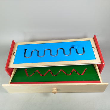 Grafomotorik Stiftbrett Holz Lernspiel ab 3-5 Jahre