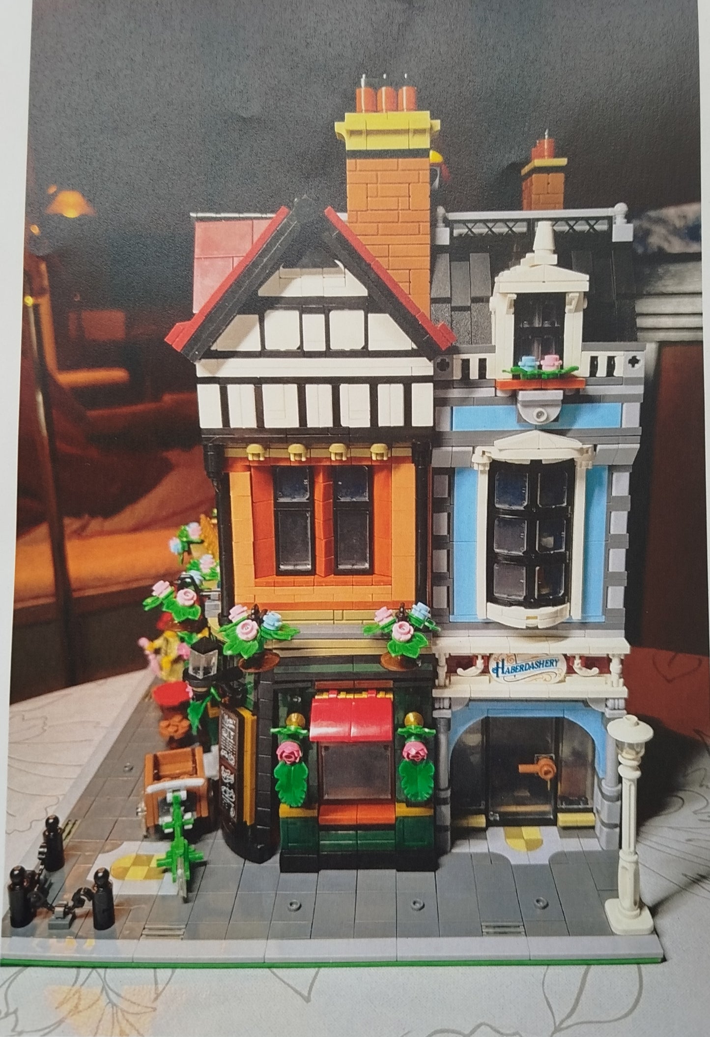 Bauset Haus mit Figuren