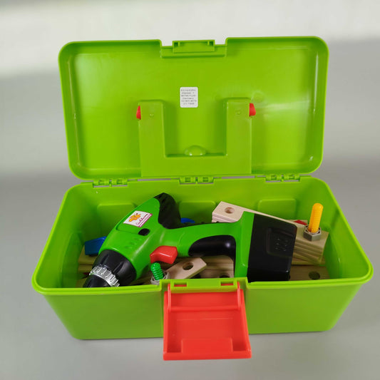 Werkzeugkasten-Bausatz – Spielset, wie neu