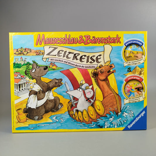 Ravensburger Brettspiel - Mauseschlau & Bärenstark Zeitreise