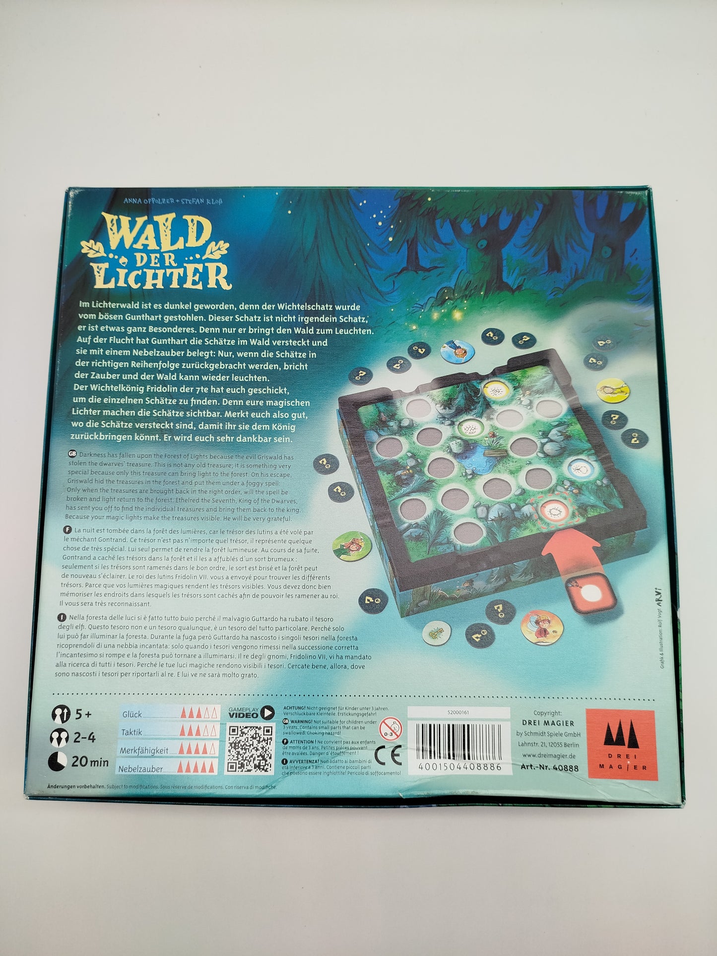 Drei Magier Spiele Brettspiel - Wald der Lichter, OVP