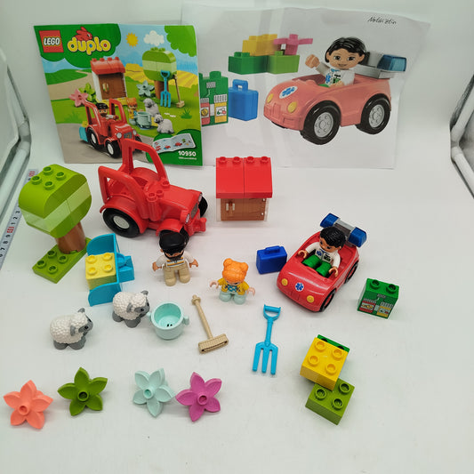 LEGO Duplo Bundle 10950 Traktor & Auto gebraucht ab 2 3 4 Jahre | ✅ geprüft
