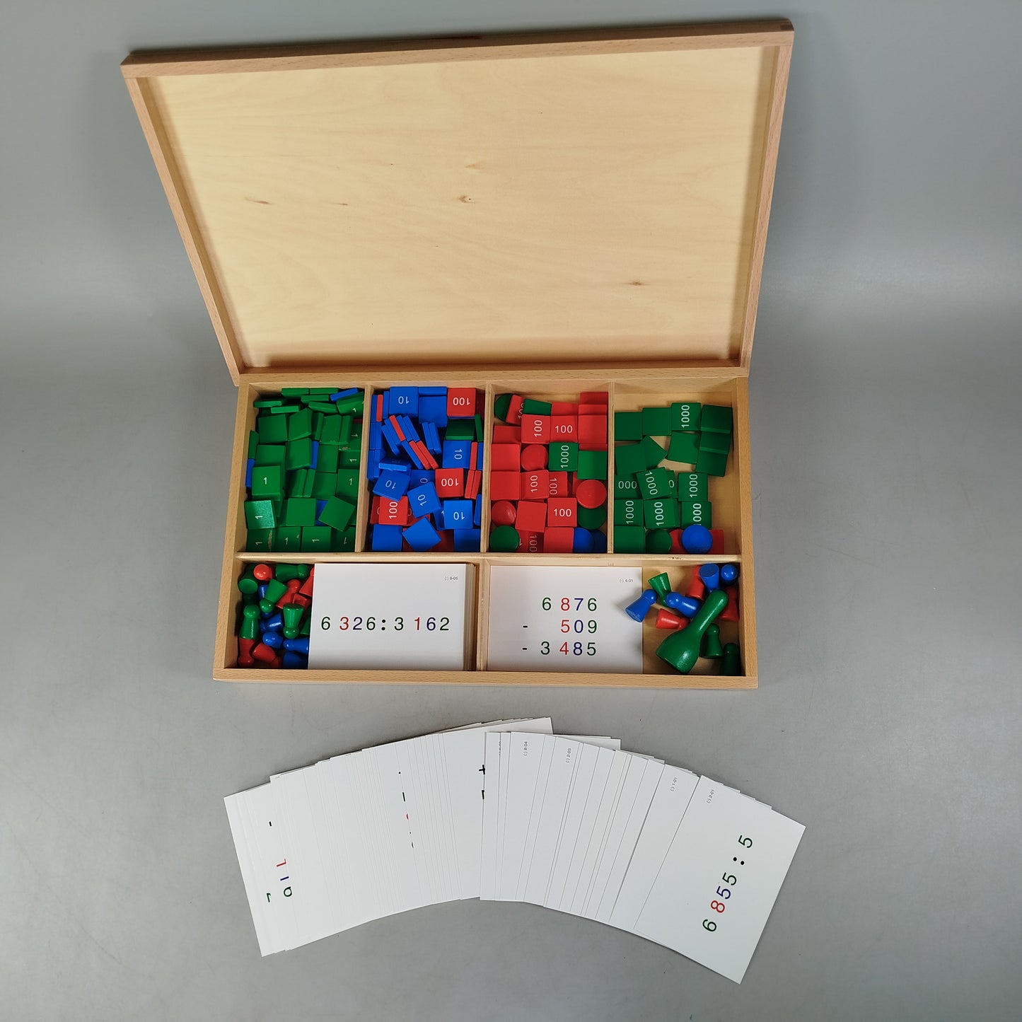 Montessori Lernwelten Markenspiel, gebraucht, ab 6 7 8 Jahre | ✅ geprüft