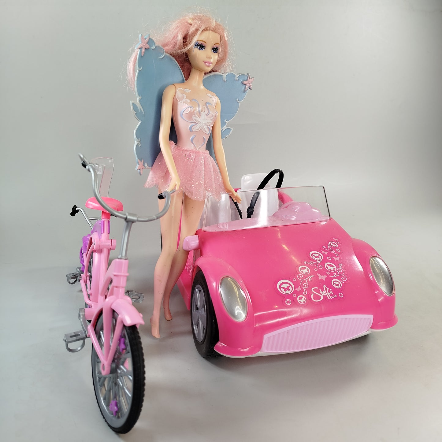 Steffi Love Steffi Love Feen-Puppen-Set mit Pferd, Cabrio & Fahrrad