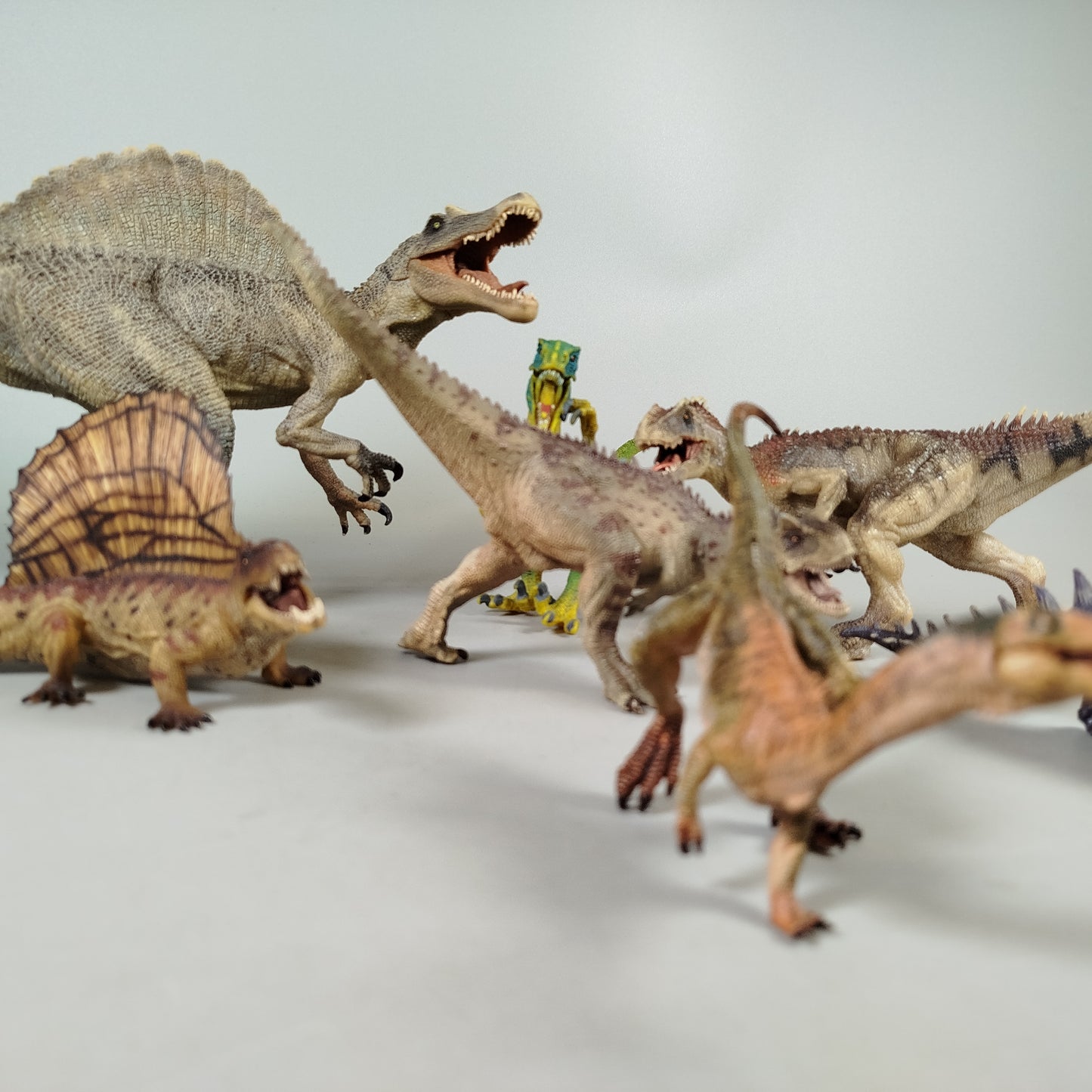 Papo Dinosaurier Figuren Set von 7 – detailreiche Dino Sammlerfiguren