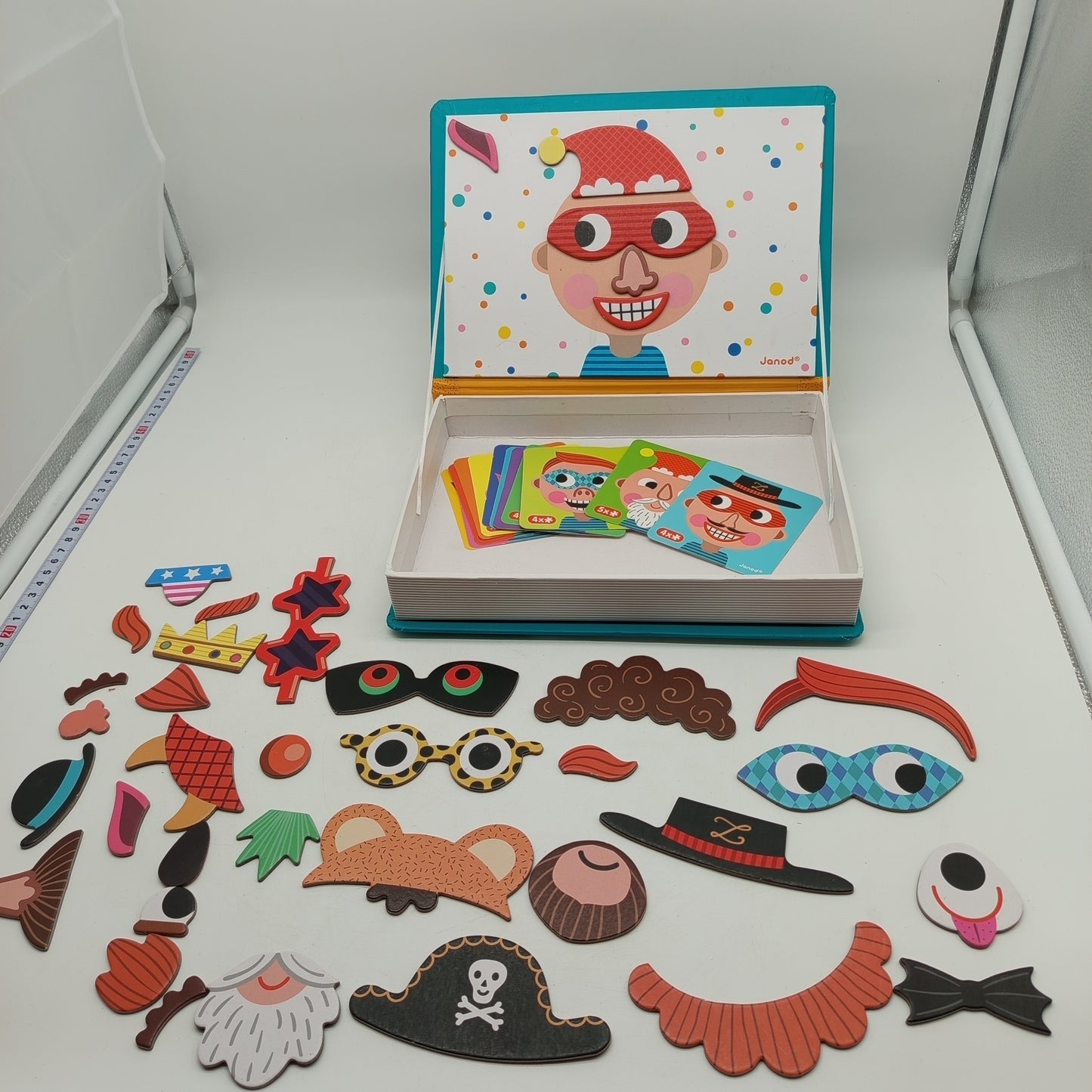 Janod Magnetspiel Magneti’book Crazy Faces