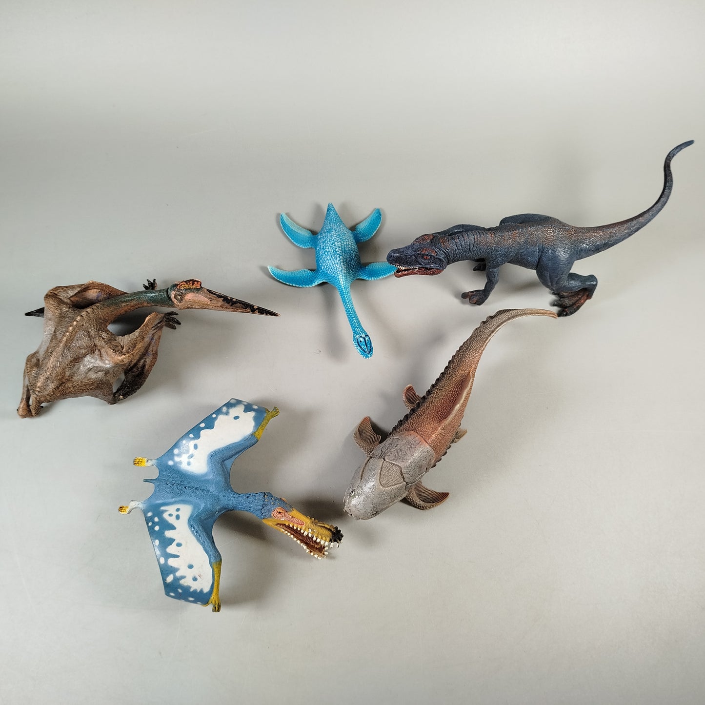 Schleich Urzeittiere Set von 5 Figuren – Dinosaurier & Meerestiere
