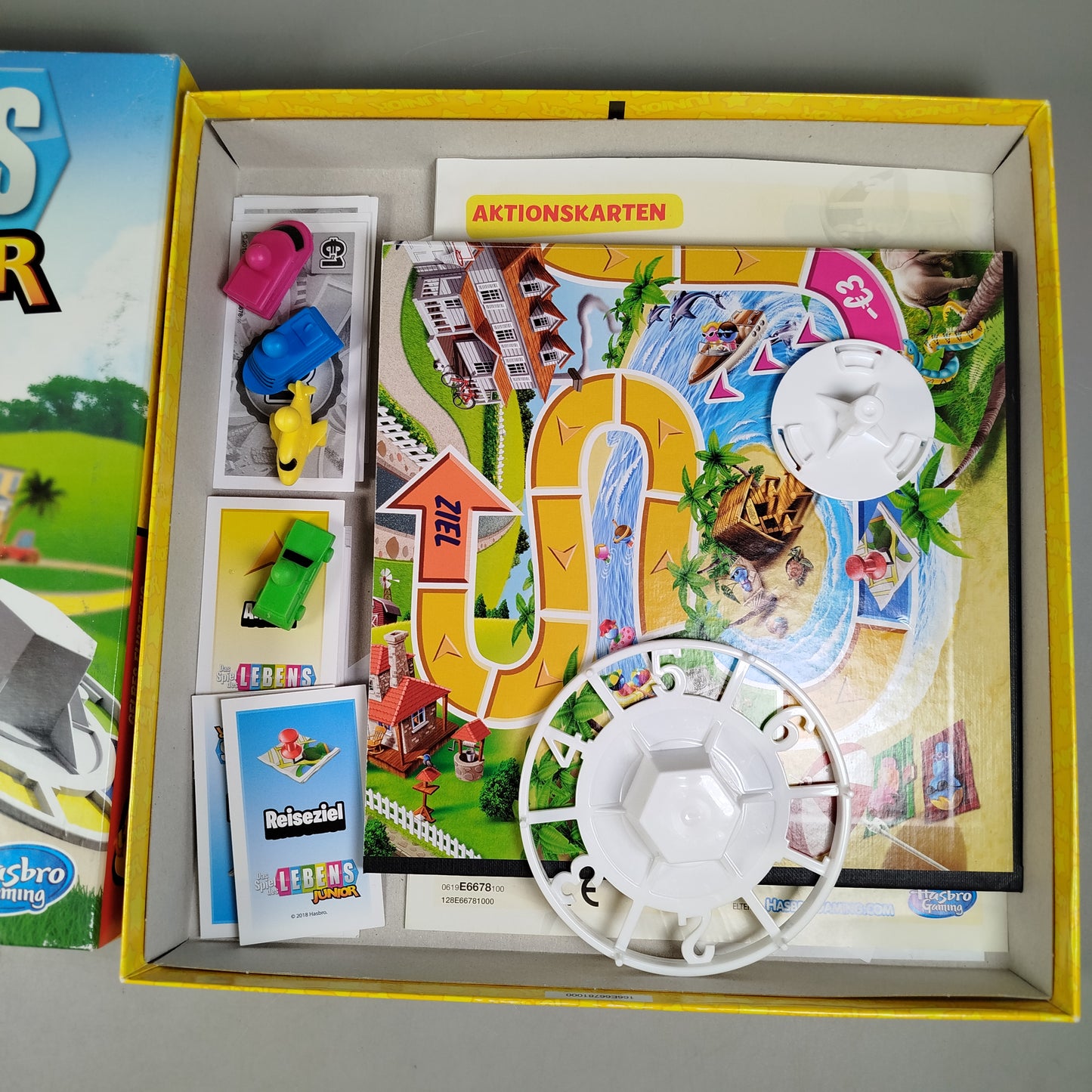 Hasbro Gaming Das Spiel des Lebens Junior Brettspiel, Neuwertig