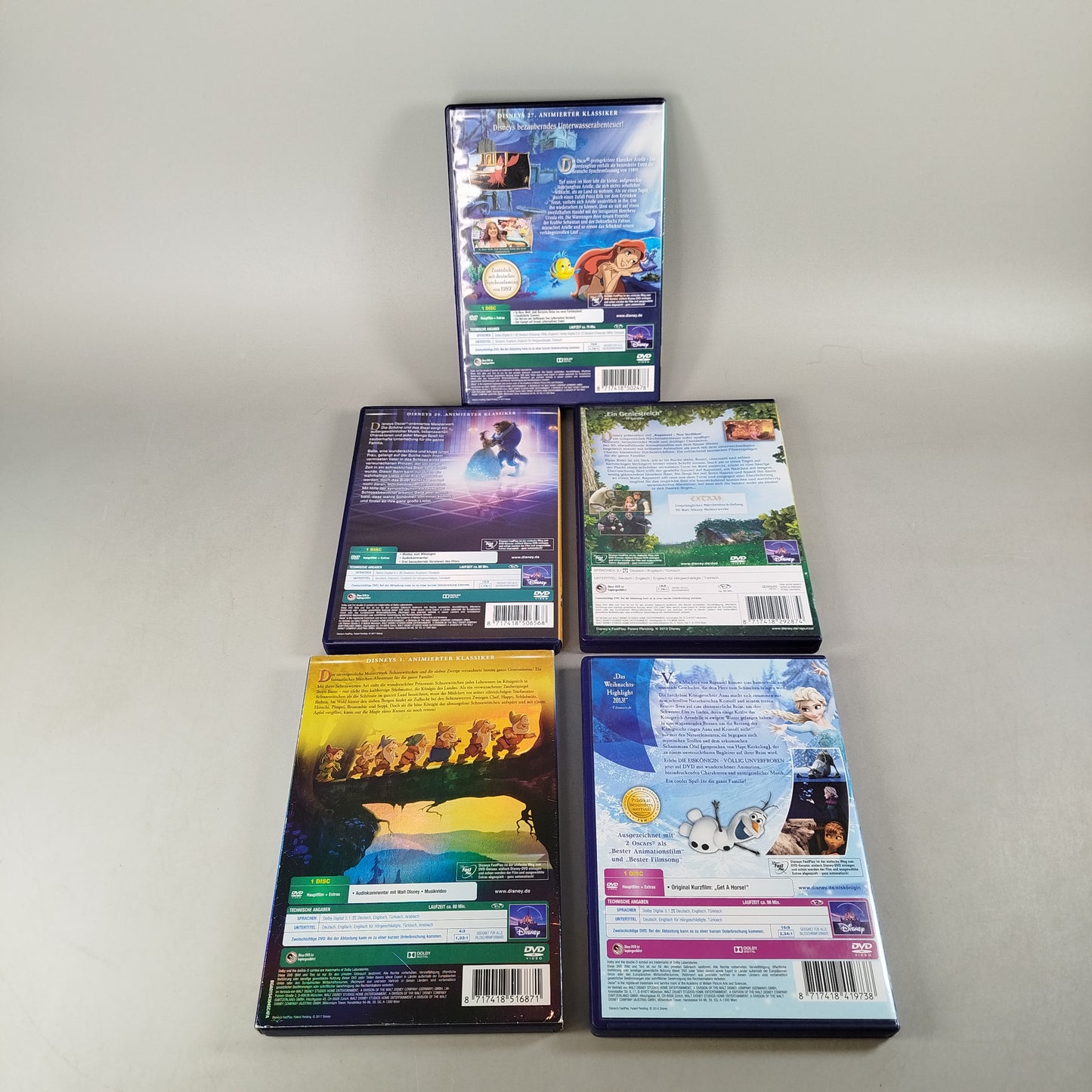 Disney Bundle Eiskönigin 5x DVD Filme