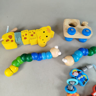 HABA Bundle Set von 5 Fädelspiel &Raupen gebraucht ab 1 2 3 Jahre | ✅ geprüft