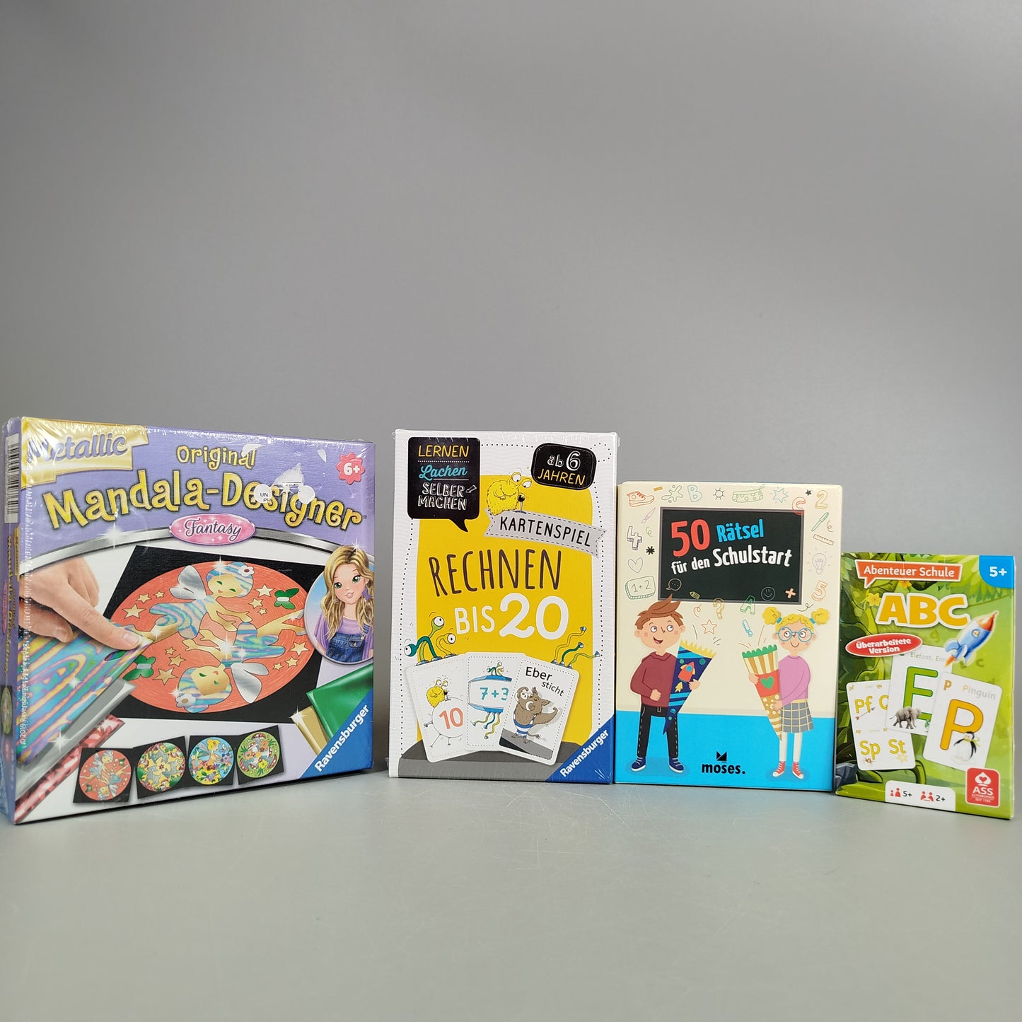 Lernspielzeug Set - ABC & Zahlen Spieleset von 4