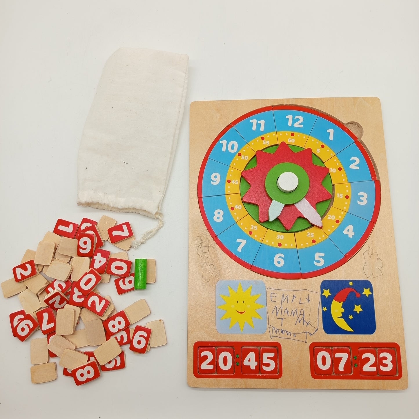 Playtive Junior Lernuhr Puzzle – Lernspiel mit 87 Teilen, OVP