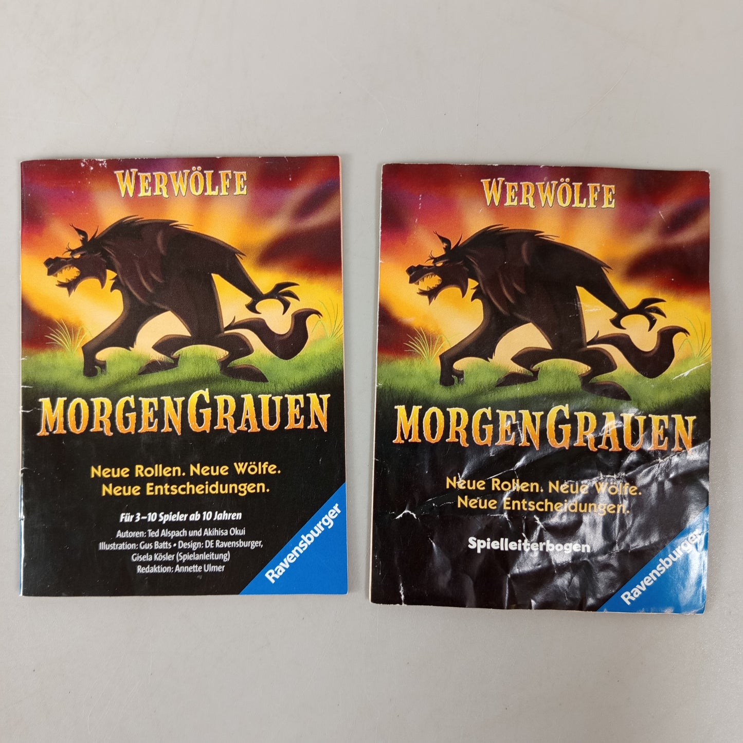 Ravensburger Werwölfe Morgengrauen 26729 Kartenspiel, gebraucht, ab 10 Jahre