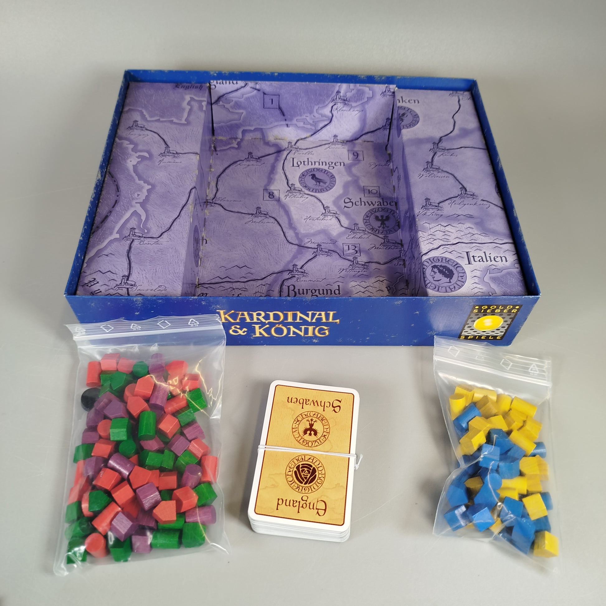 Goldsieber Kardinal & König – Strategie Brettspiel 3–5 Spieler