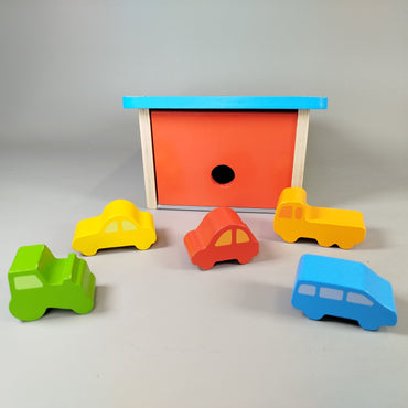 Holzspielzeug Set - Formsortierer & Ziehfahrzeug, ab 3 Jahren