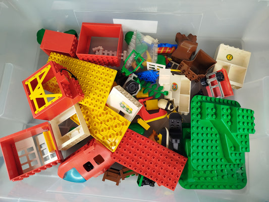 LEGO DUPLO Konvolut ca. 2 kg – Zoo & Bauernhof mit Tieren & Zubehör