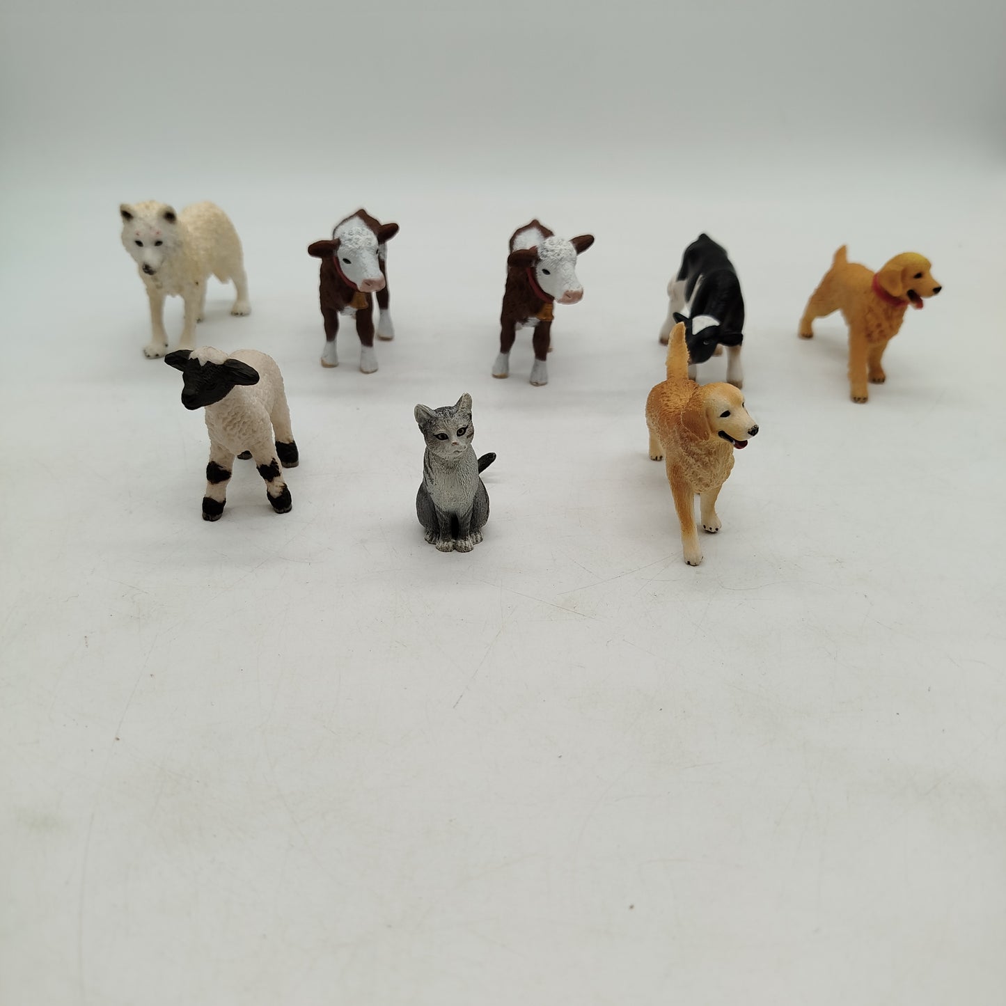 Schleich Bundle Bauernhof & Wildtiere Set von 8 Tierfiguren