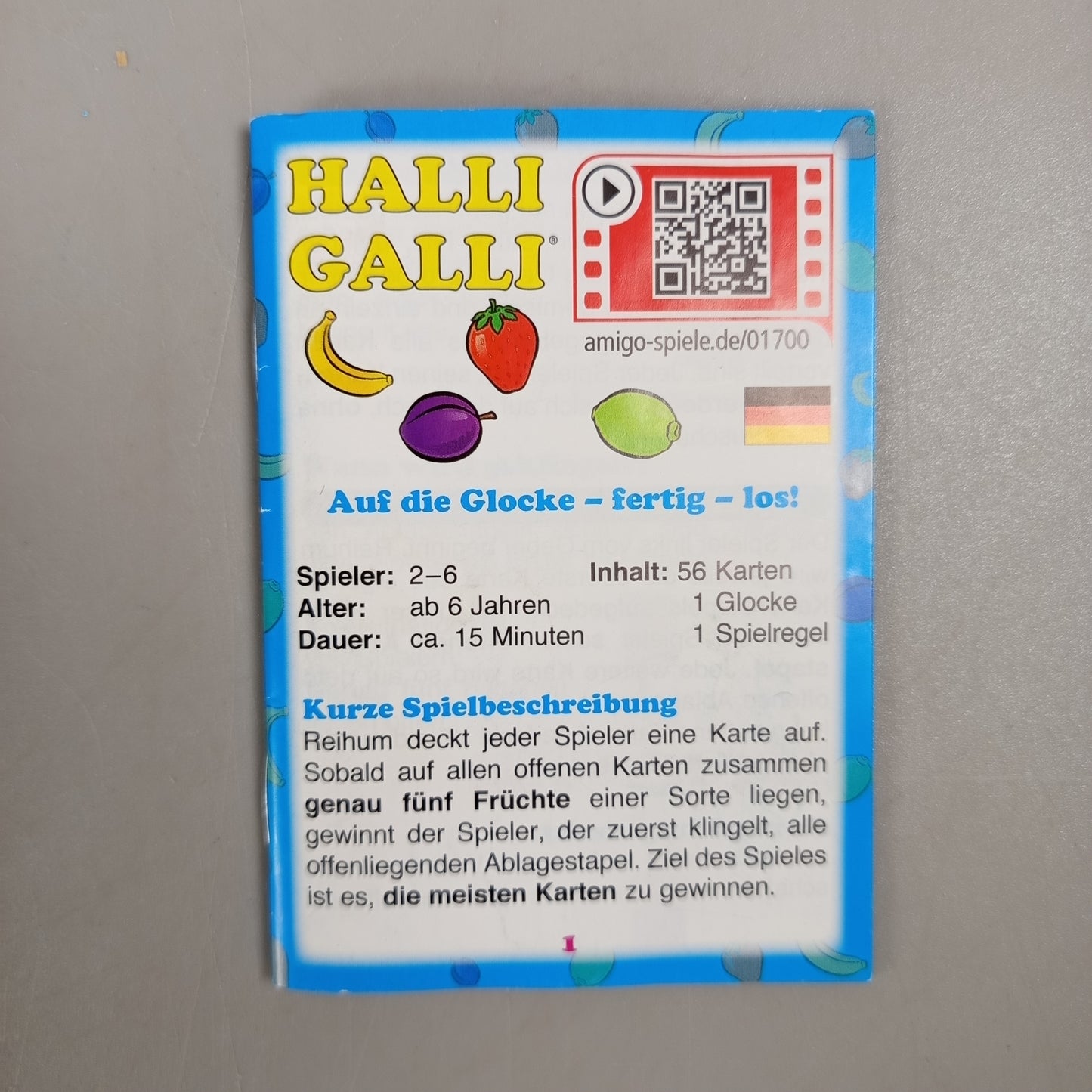 Amigo Halli Galli 01700 Kartenspiel