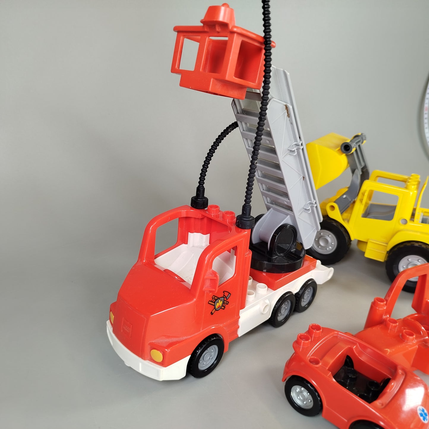 LEGO DUPLO Fahrzeug-Set, Feuerwehr, Frontlader, Traktor, gut