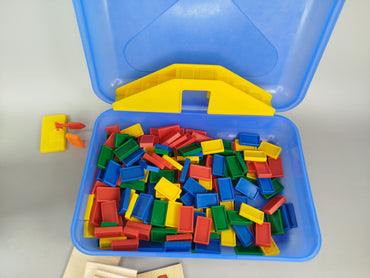 Kreativ-Spielset – Jenga, Memory, Dominosteine, Knobelball, sehr gut erhalten