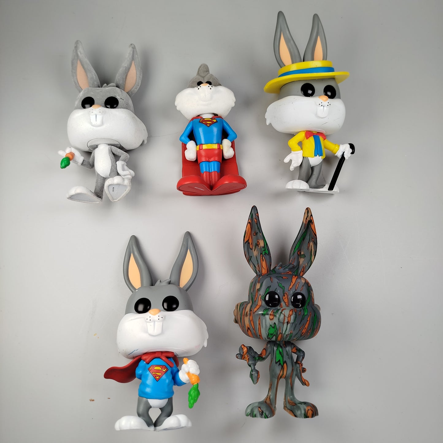 Funko Figuren - Bugs Bunny Varianten - Set von 5