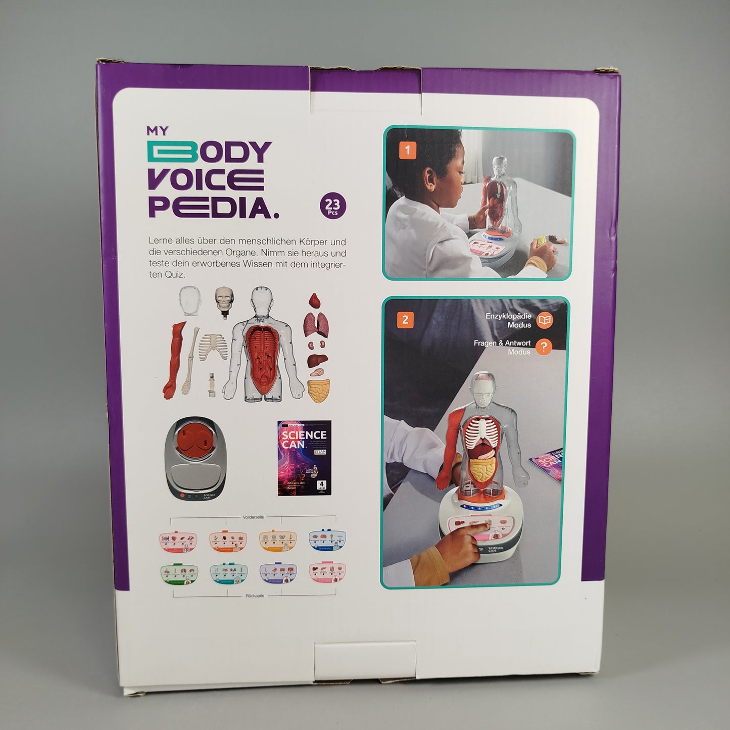 Science Can Anatomie Lernspiel Set – My Body Voice Pedia, neuwertig