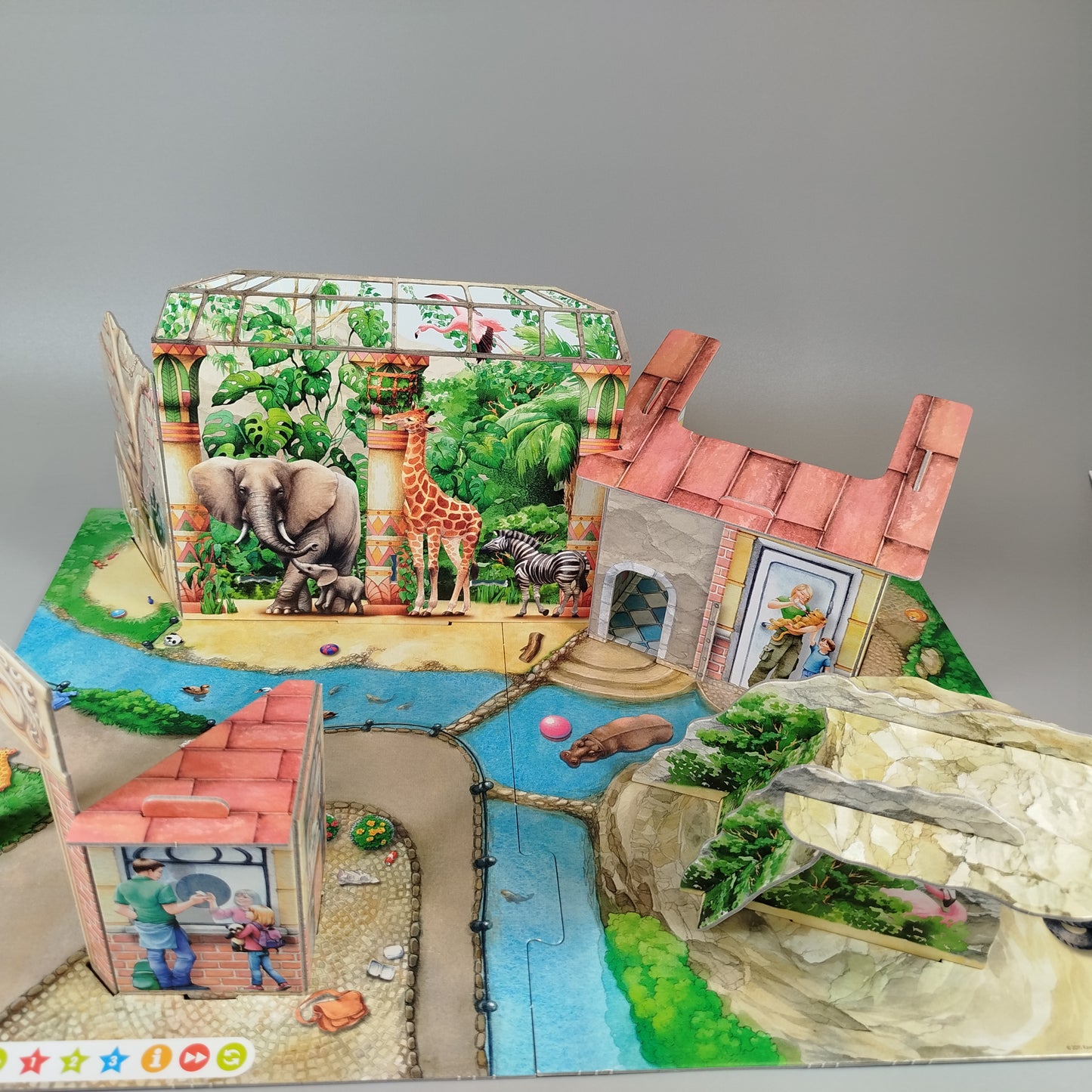 Ravensburger Tiptoi Lernspiel - Tier-Set ZOO, Lernwelt 3D