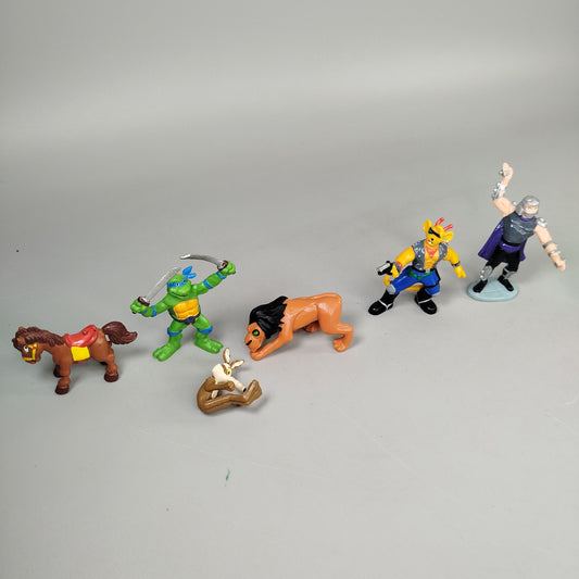 Vintage Figuren-Set von 6 – Cartoon & Action
