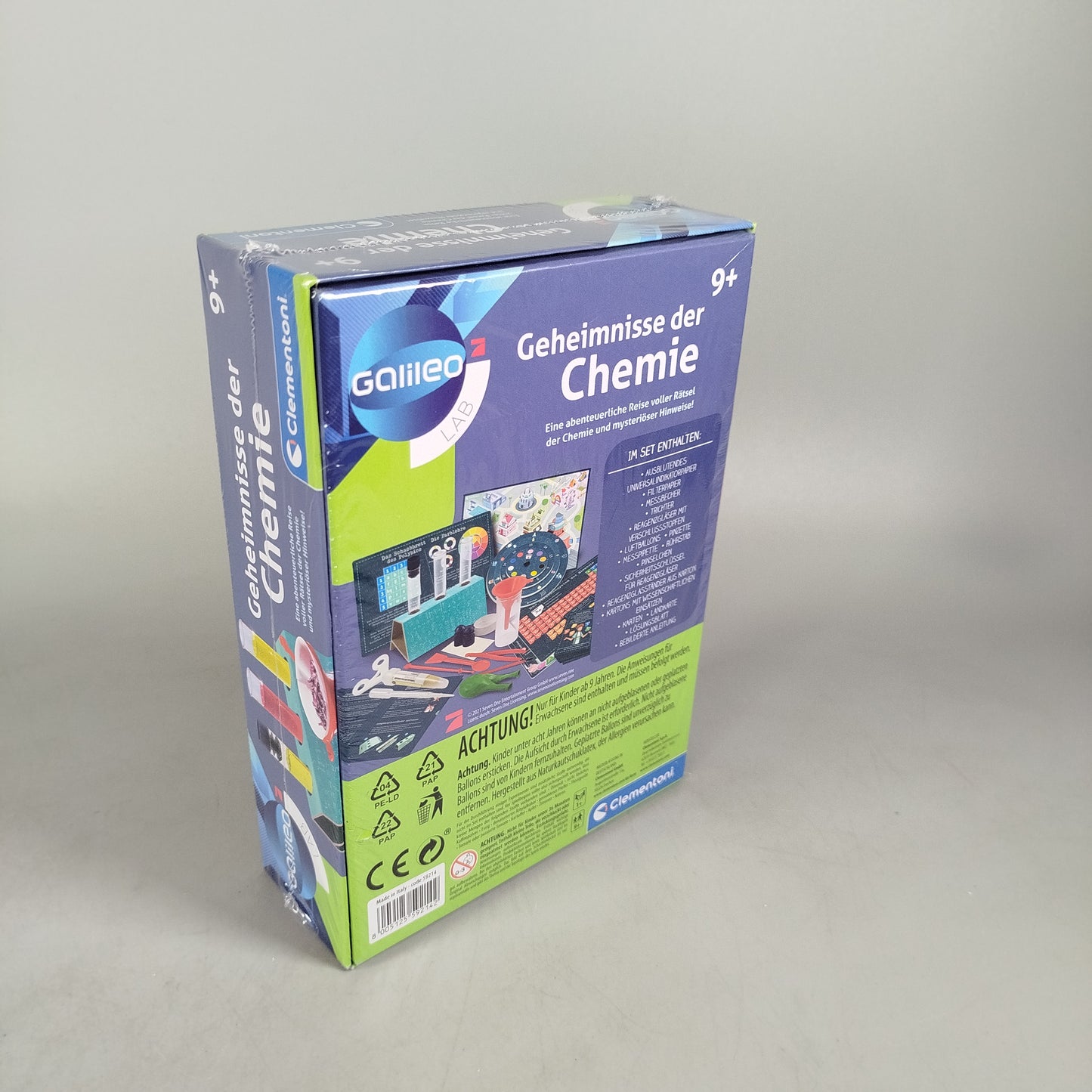 Clementoni Galileo 59214 Chemie-Set, Neu, ab 10 11 12 Jahre | ✅ geprüft