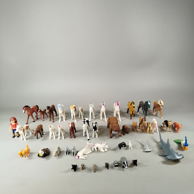 Playmobil Bundle Tiere Set von 49 Figuren & Mensch