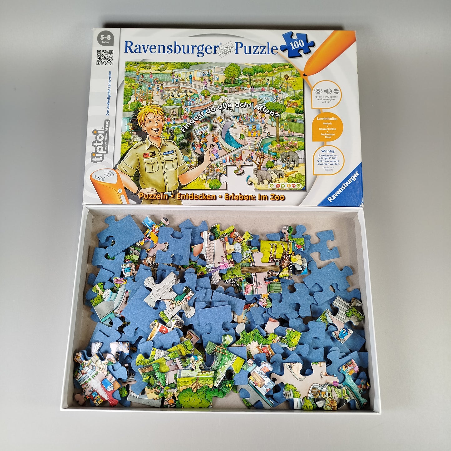 Ravensburger Tiptoi Lernspiele - Heute gehen wir einkaufen & Zoo-Puzzle